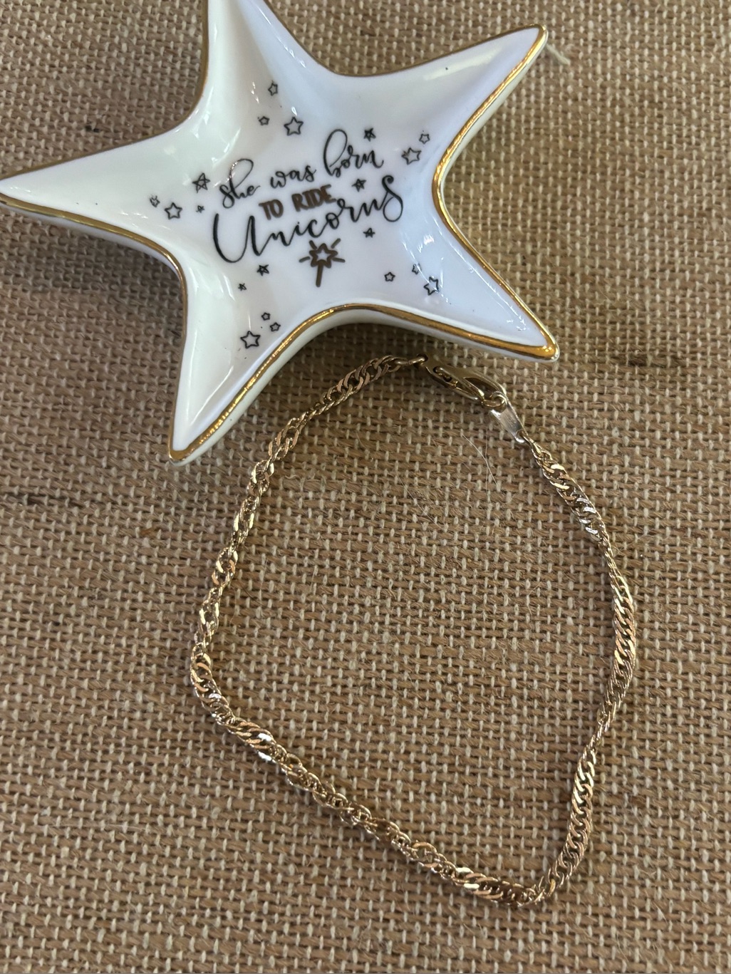 14kgp Gold Plated Womens Bracelet 75